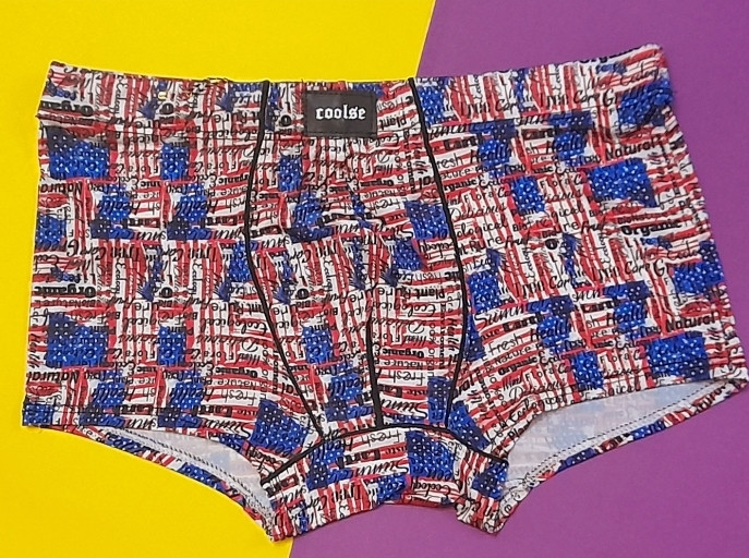 شورت برند کولسی سایز دو ایکس لارج پرچم سفید