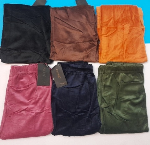 شلوارمخمل ساده وارداتی