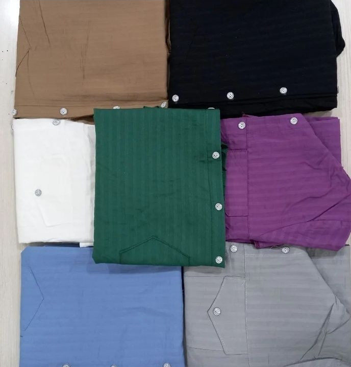 شومیز مانتویی اطلسی خارجی سایز فری تا ۴۶