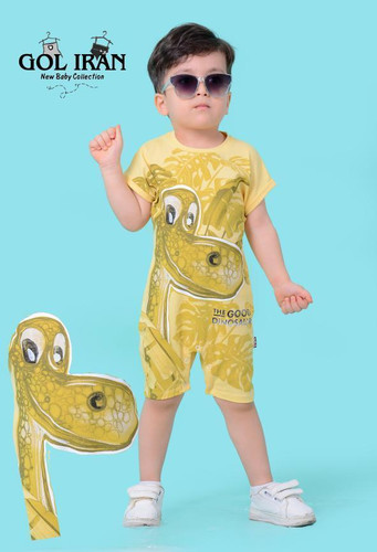 رامپر بچگونه طرح دایناسور سایزبندی 1 تا 4 مناسب سایز 35 تا 50