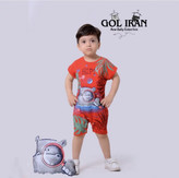 رامپر پسرونه پنبه طرح اسب آبی گلیران سایزبندی 35 تا 50 مناسب 9 ماه تا 3 سال