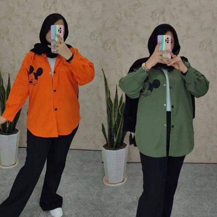 شومیز مانتو داکرون سایز ۳۸ تا ۴۶