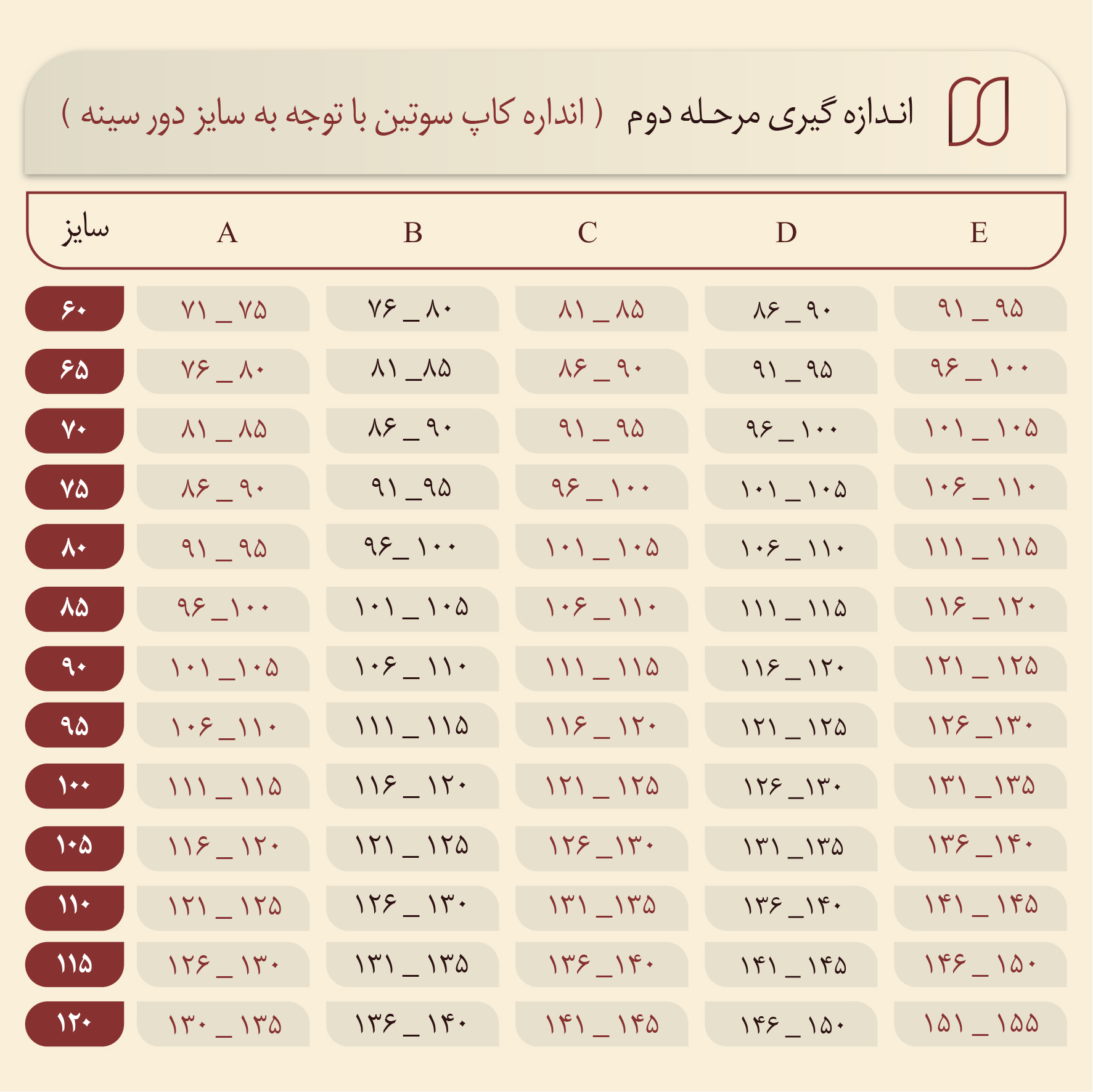 سوتین برند ema بدون فنر از ۸۰ تا ۹۵