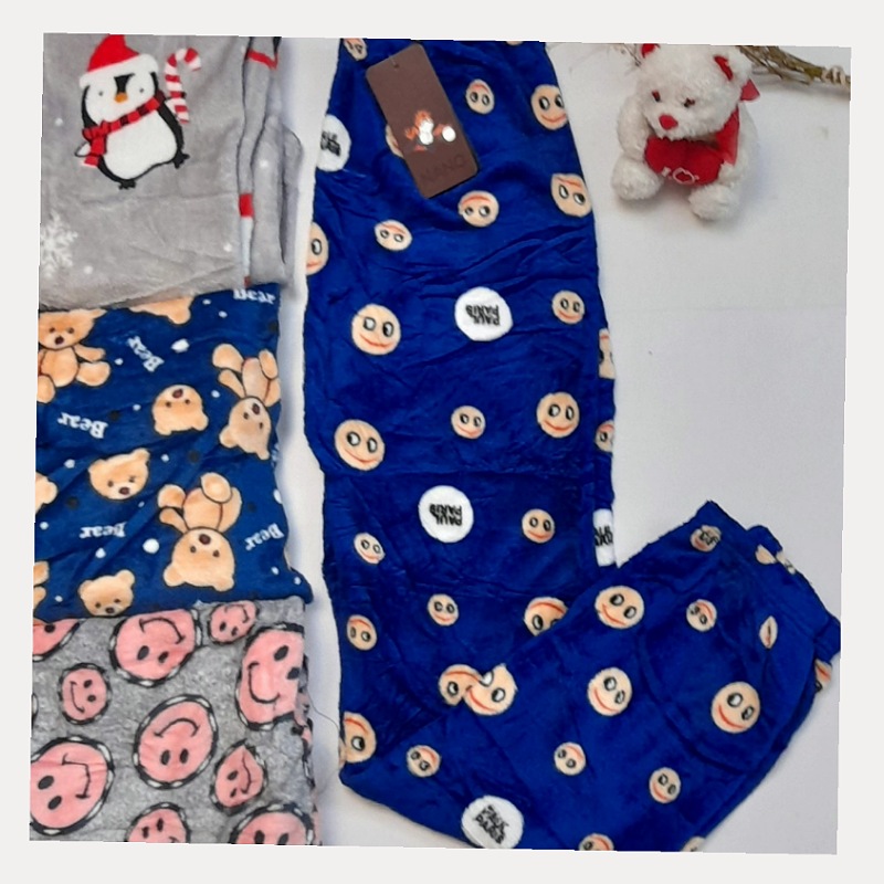 شلوار مخمل سایز فری استیکر