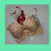 سوتین اسفنجی نیم جک نخی فنردارسایزبندی ۷۵ تا۸۵