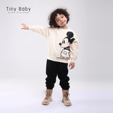 خرید ست دورس میکی موس جنس دورس پنبه اعلا داخل لاینر دار سایز 40 و 45 مناسب 2 الی 4 سالگی