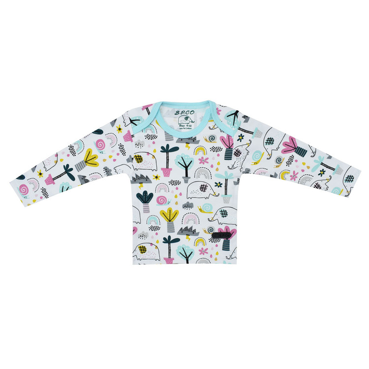 خرید لباس سرویس باز نوزادی پنبه تیفانی مناسب دختر و پسر سایزبندی نوزاد تا 1سال