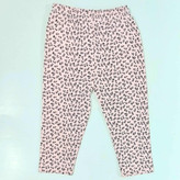 شلوار پنبه دخترانه طرح صورتی سایزبندی 1 تا 4 مناسب نوزاد تا 18 ماهگی رنگ مطابق تصویر