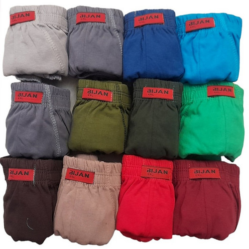 شورت مردانه اسلیپ سایز دو ایکس لارج برند بیژن در ۱۲ رنگ