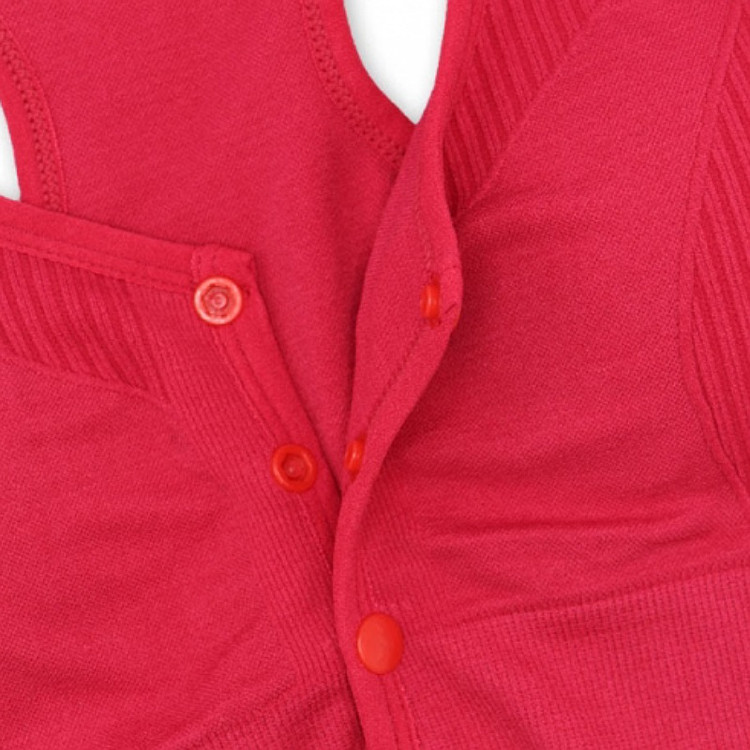 نیمتنه سرخابی جلو دکمه دار