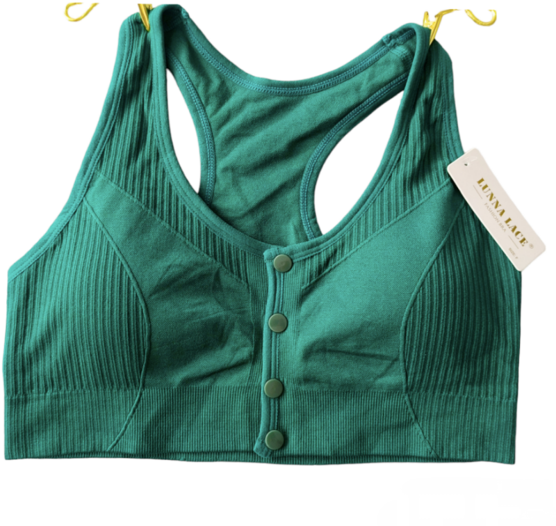 نیم تنه جلو دکمه دار سبز