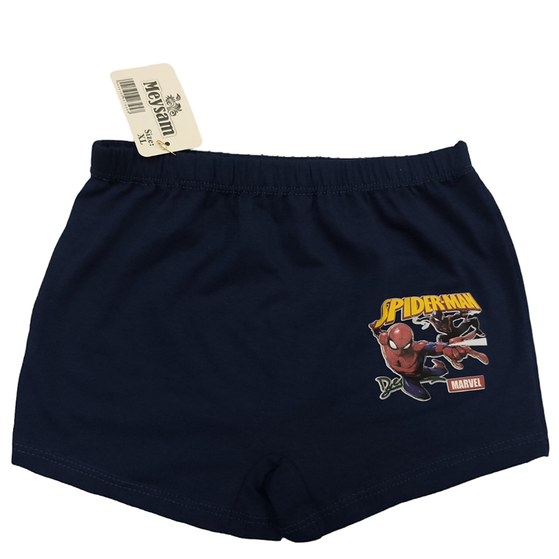 شورت پادارپسرانه سایز ایکس لارج جنس نخ پنبه سورمه ای