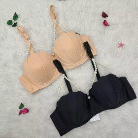 ست سوتین اسفنجی سایز مشکی کرم