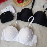ست سوتین اسفنجی صدفی سایز 80، 85، 90و 95 در 4رنگ قرمز کرم مشکی