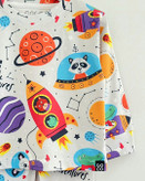 خرید بلوز و شلوار بچگونه جنس پنبه چاپ حیوانات فضانورد سایزبندی 35 تا 60 مناسب 1.5 تا 8 سال