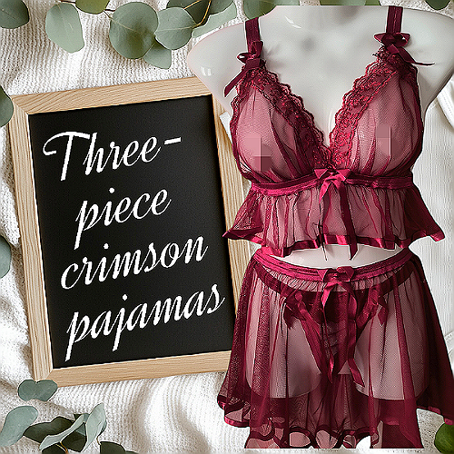 مایو سه تیکه دامنی سایز فری مناسب 38 تا 44