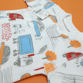 خرید سرهمی پنبه وارداتی چاپ نقاشی مناسب نوزاد 3 تا 9 ماه با بهترین قیمت از پوشاک بی بی ست