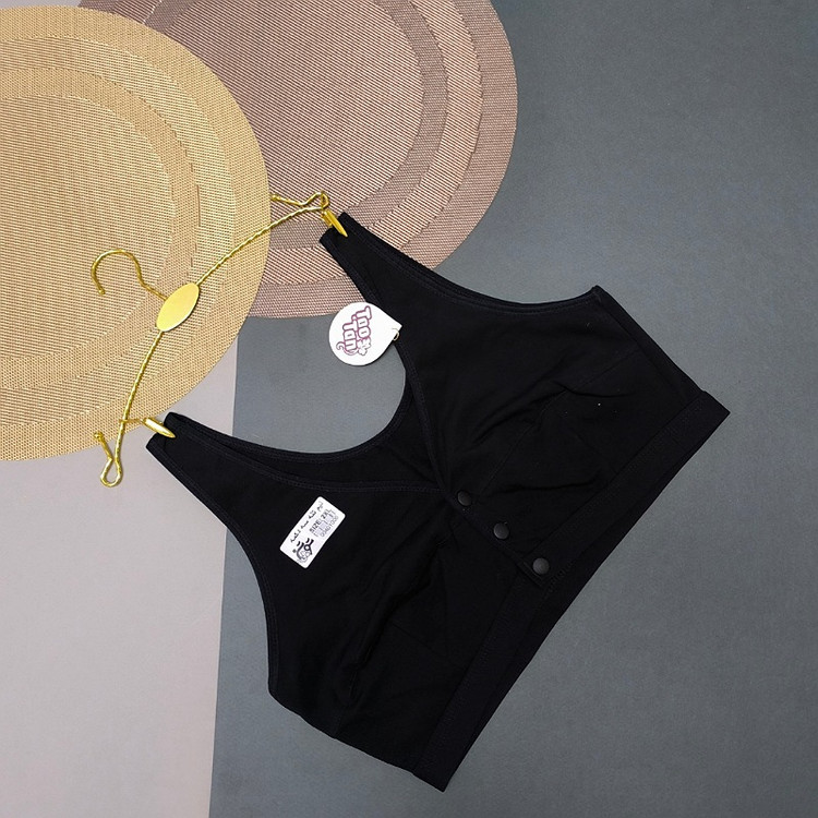 نیم تنه جلو دکمه مشکی