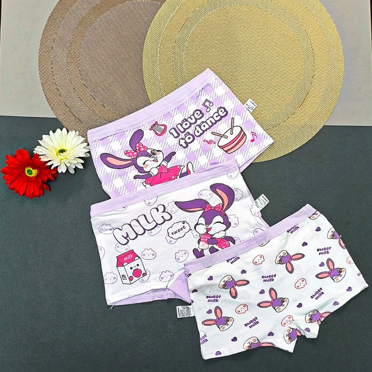 شورت طرح خرگوش پادار دخترانه سایز 140