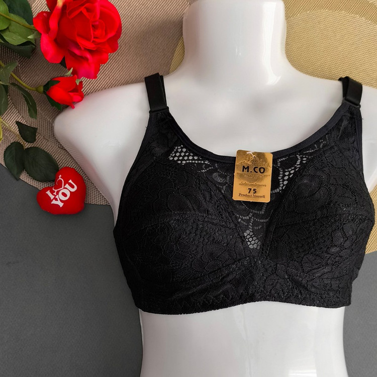 سوتین زیرکتی دانتل زیر نخ مشکی