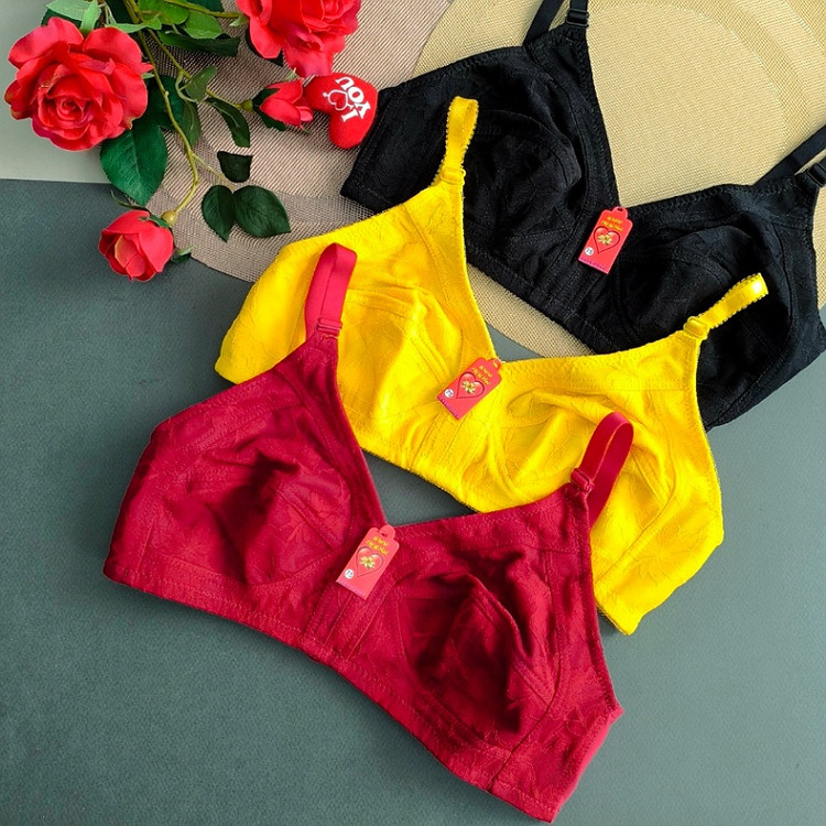 سوتین دانتل کامل زیر نخ سایز 75 تا 90