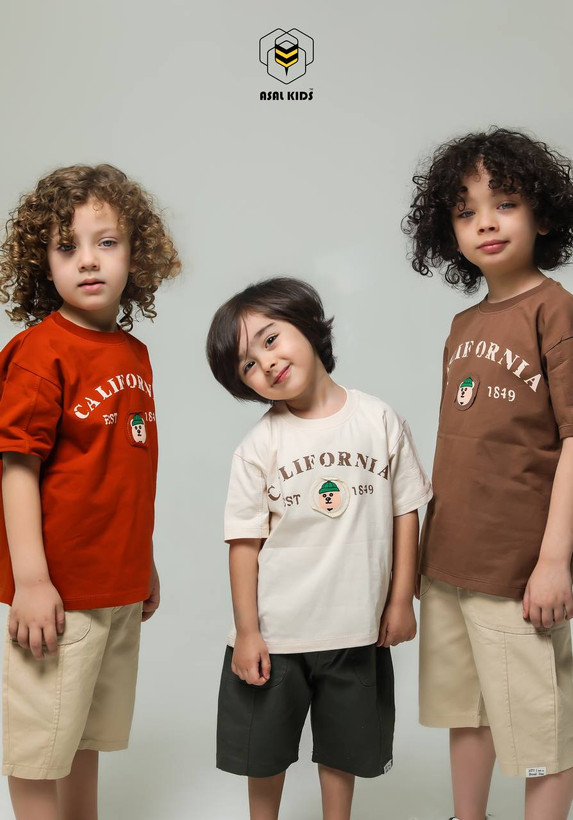 تیشرت و شلوارک پنبهای بچگانه با چاپ کالیفرنیا | خرید آنلاین با بهترین قیمت
