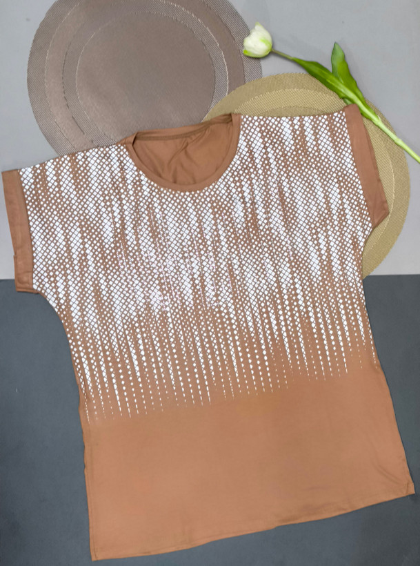 تیشرت ویسکوزنگینی نسکافه ای