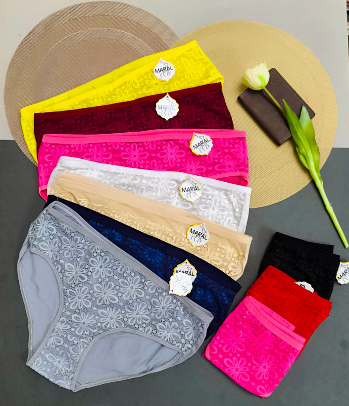 شورت طرح بابونه سایز 3 ایکس لارج پشت نخ