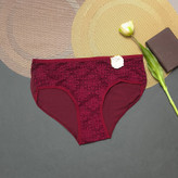 شورت دانتل بابونه پشت نخ زرشکی