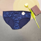 شورت دانتل بابونه پشت نخ سورمه ای