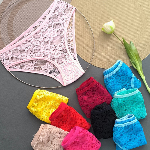 شورت دانتل قواره کوچیک صورتی