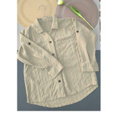 شومیز مانتویی مراکشی کرم