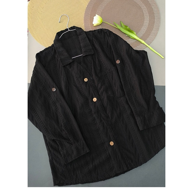 شومیز مانتویی مراکشی مشکی