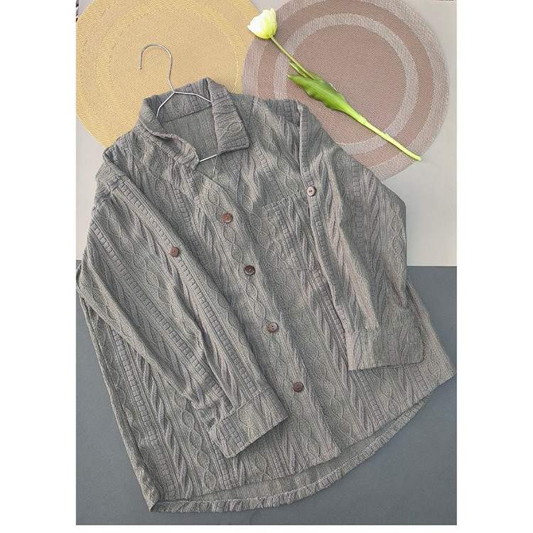 شومیز مانتویی مراکشی طوسی