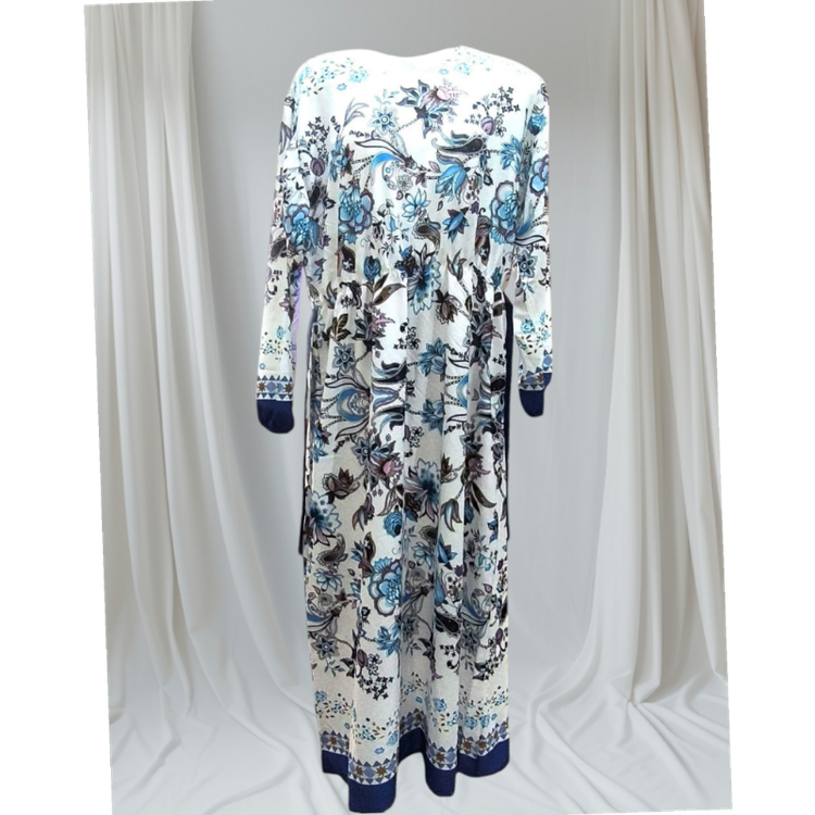 شومیز ساحلی جنس بو گاتی قد135 فری مناسب سایز 38 تا 46 مناسب استفاده روزانه خن راحت و سبک