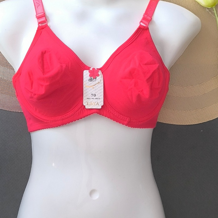 سوتین لعیا سایز 70 تا 85 جنس نخی پرسی گلبهی