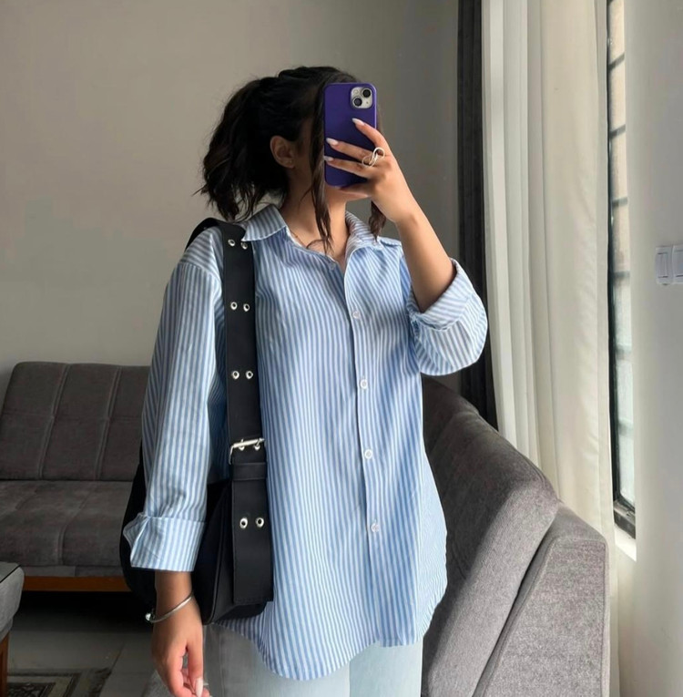 شومیز لینن سایز فری