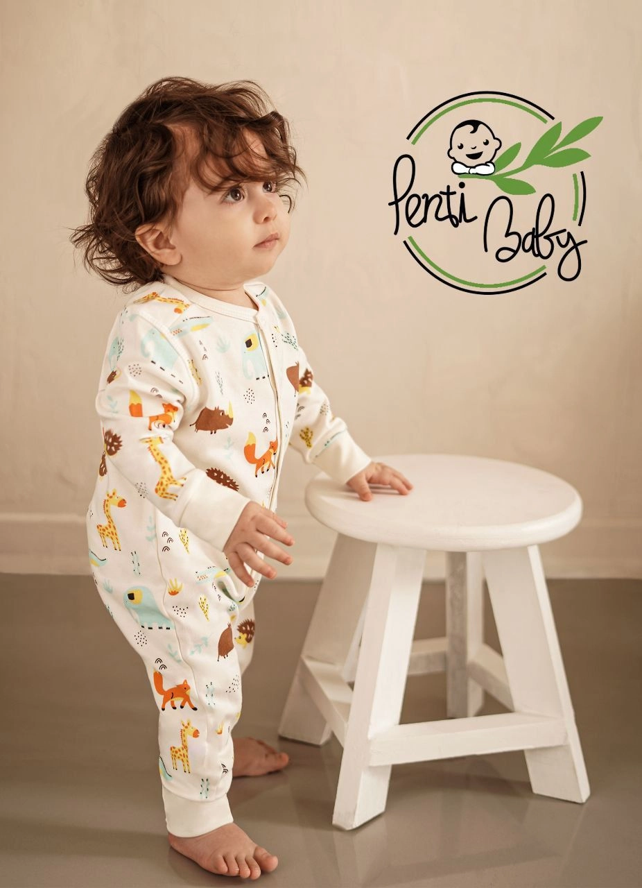 خرید سرهمی نوزاد پنبه طرح حیوانات مناسب نوزادی بدو تولد تا 18 ماه قیمت اقتصادی کیفیت اروپایی