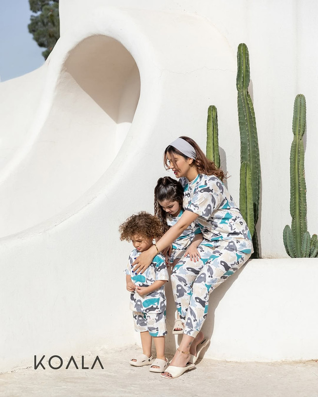 خرید تیشرت و شلوارک راحتی بچگونه جنس پنبه طرح حیوانات قطبی مناسب 1.5 تا 8 سالگی، 35 تا 60