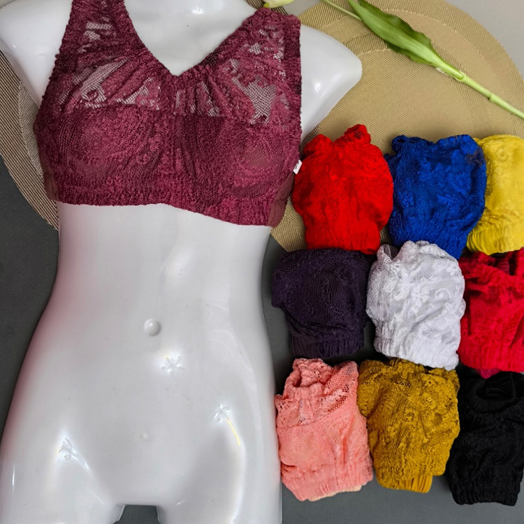 نیم تنه هندی جنس گیپور ارغوانی