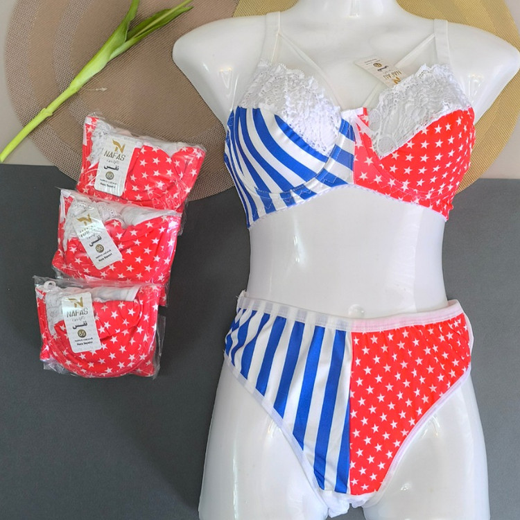 ست سوتین شورت فنر دار هارنس دار