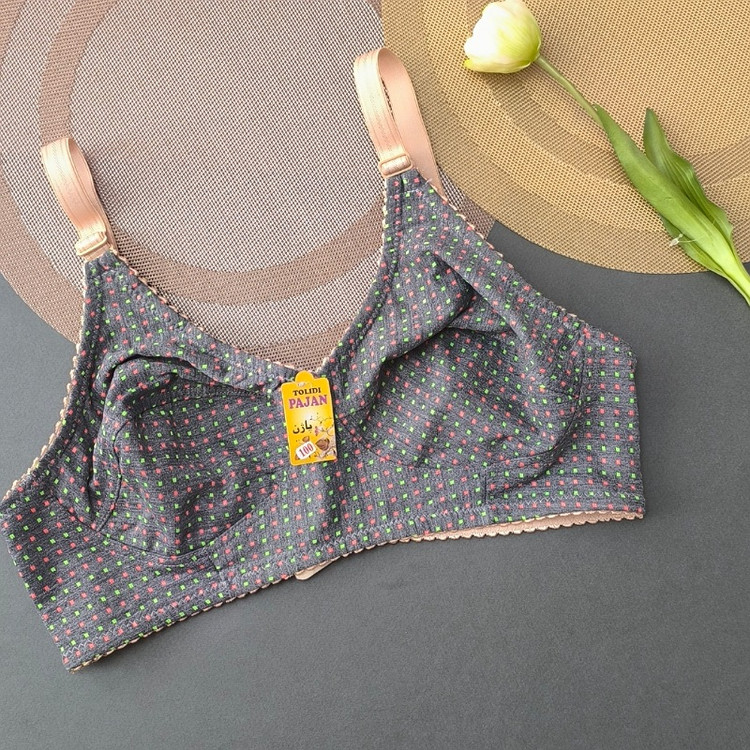 سوتین نخی ملانژ کش باریک