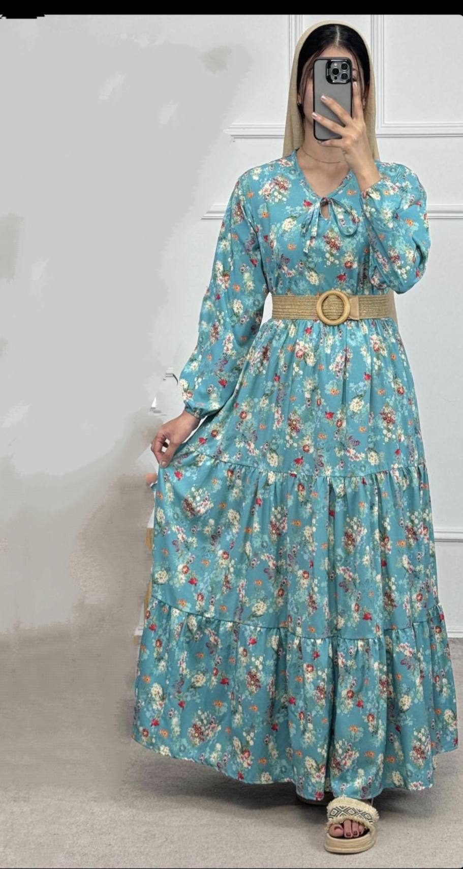 ساحلی گلدارفلور سایز 38 تا 46