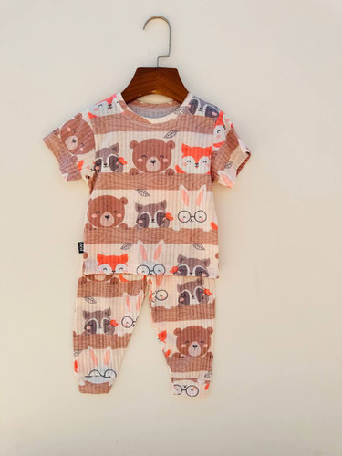 خرید ست تابستانی راحتی حیوانات | پارچه ریلی با کیفیت | 1 تا 6 سال | فروشگاه پوشاک بیبی ست