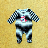 سرهمی نوزادی مخمل Okaidi-Obaibi | طرح راکون | لباس نوزادی فرانسوی اصل | سایز 1m