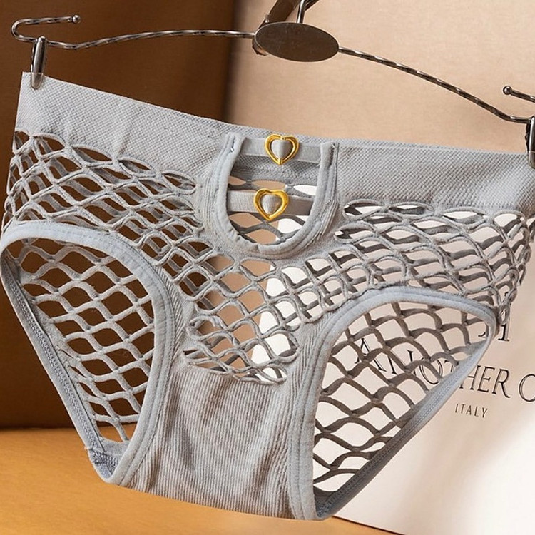 شورت سیملس زنبوری طوسی