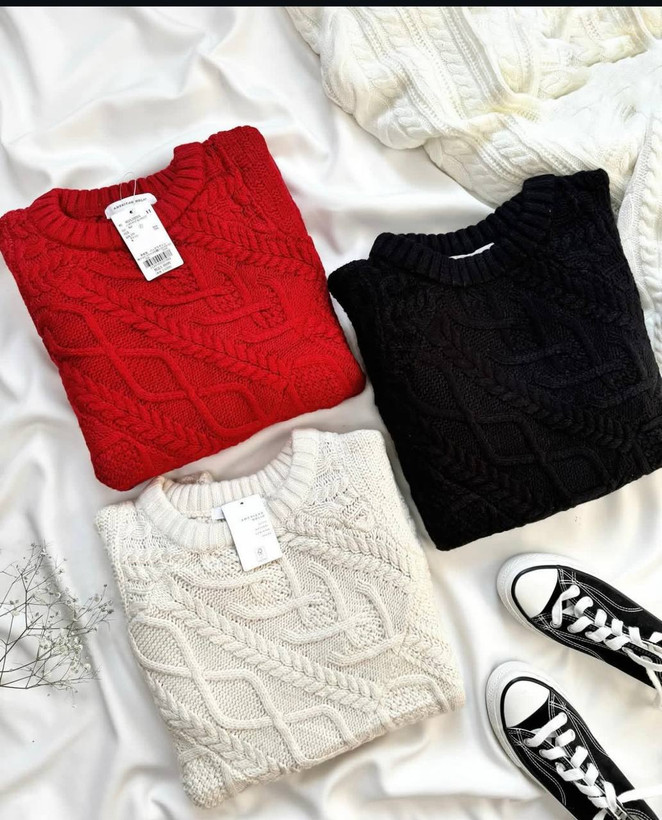 خرید بافت زنانه برند American Holic ژاپن اورجینال | فری سایز و گرم بالا