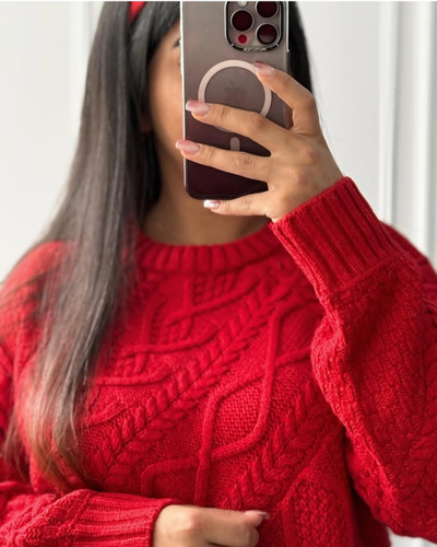 خرید بافت زنانه برند American Holic ژاپن اورجینال | فری سایز و گرم بالا