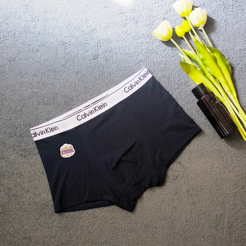 شورت نخی calvinklein سورمه ای