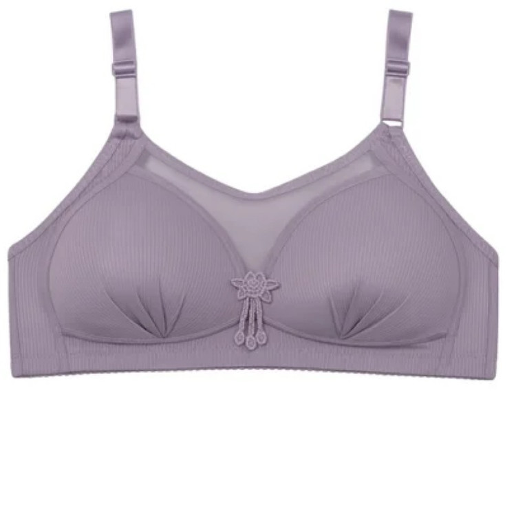 سوتین اسفنجی زیر کتی طوسی